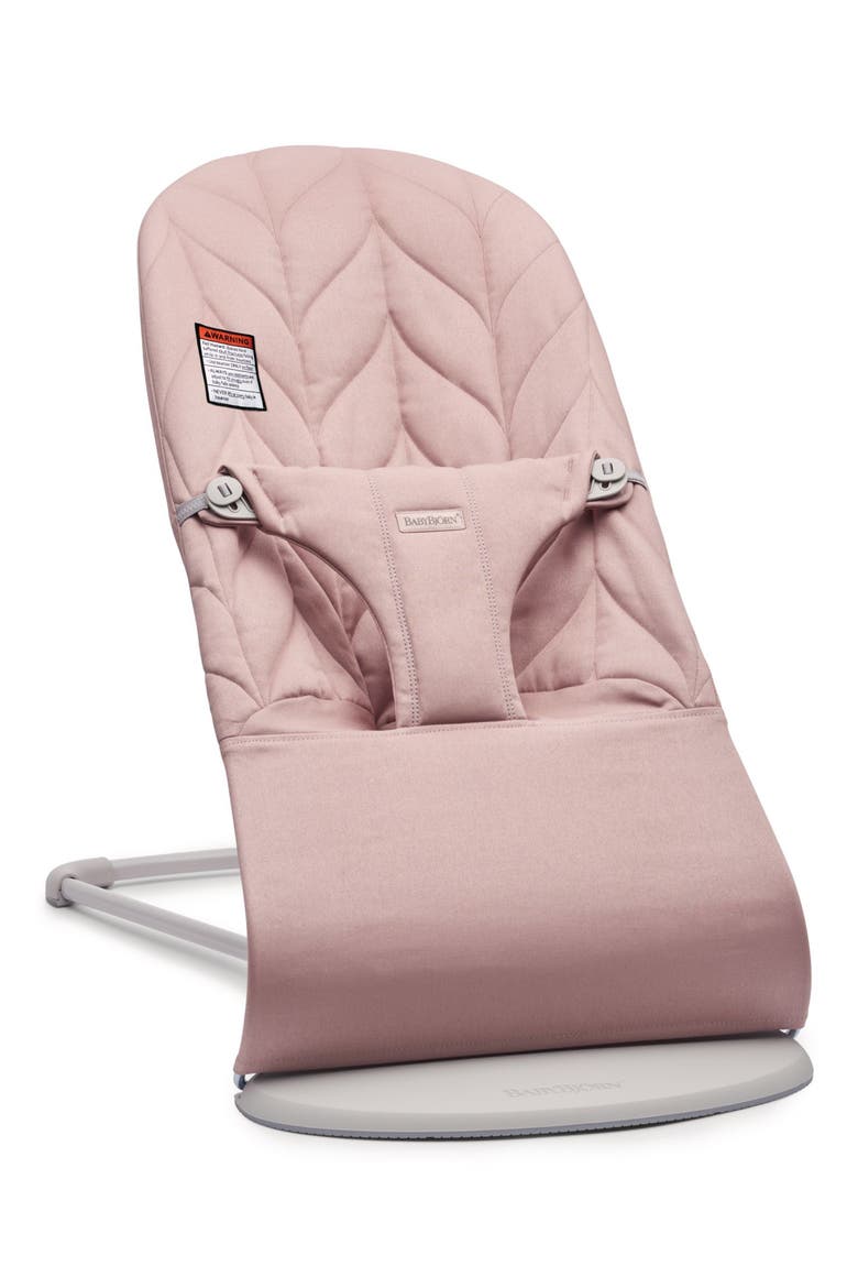 Bouncer Bliss Convertible Quilted Baby Bouncer, Main, color, DUSTY PINK
