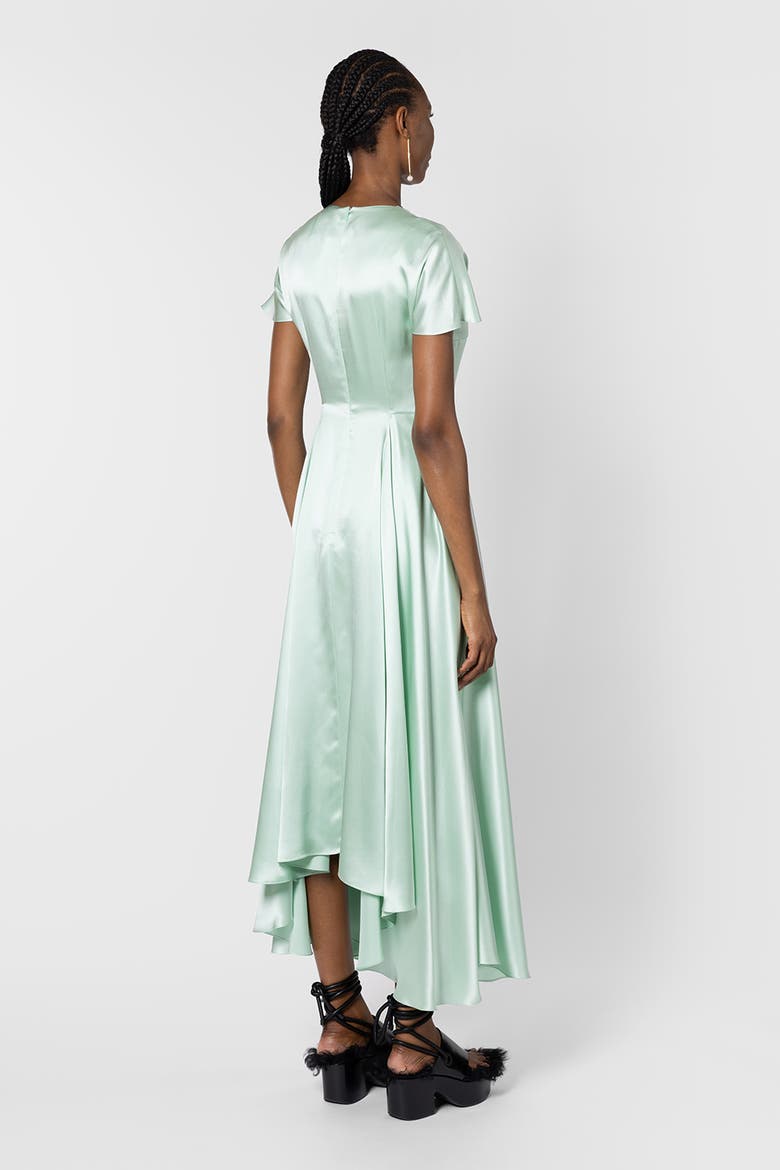 Noma Silk Midi Dress, Alternate, color, Opaline