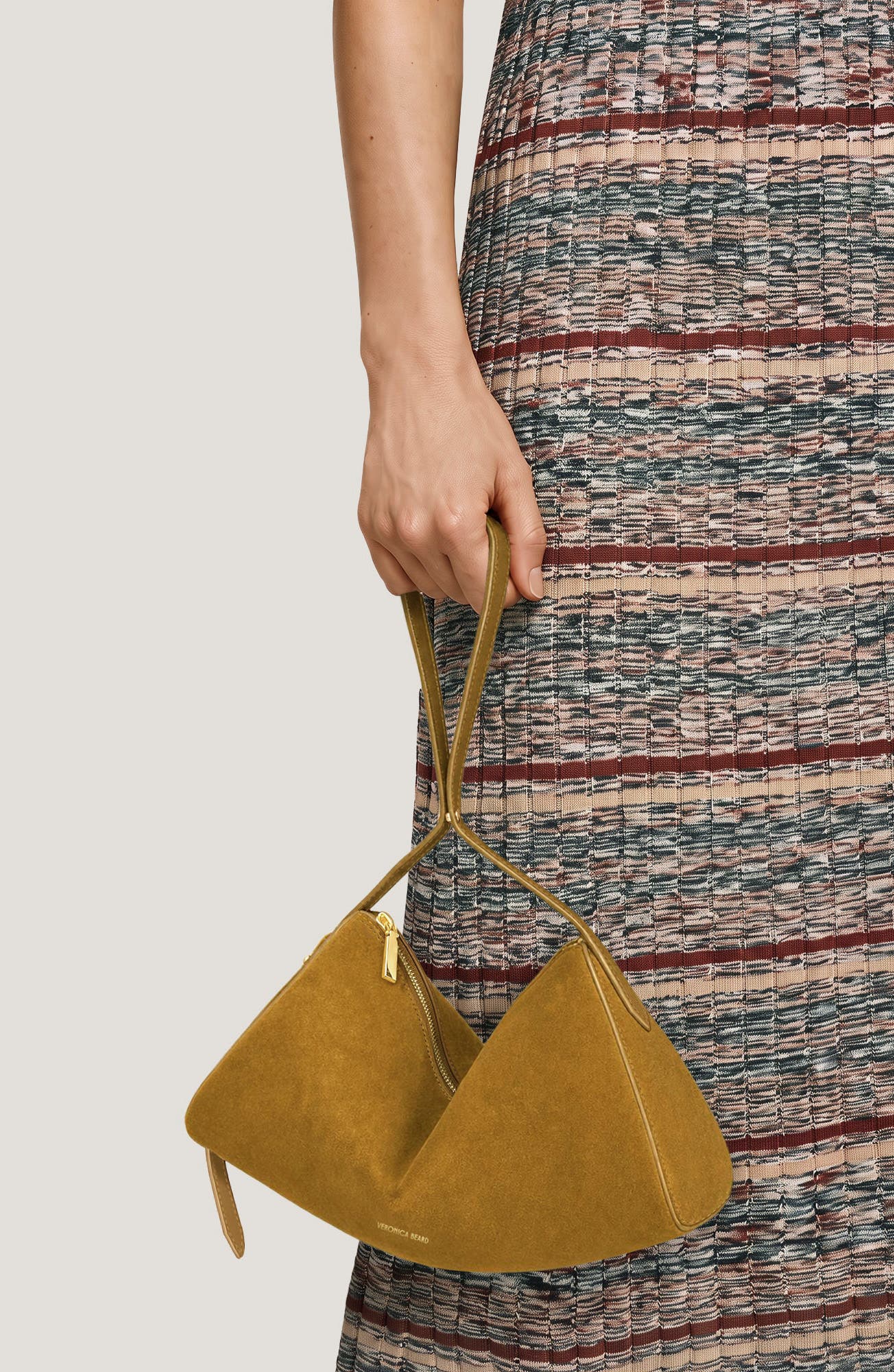 Prism Suede Shoulder Bag, Alternate, color, ACORN