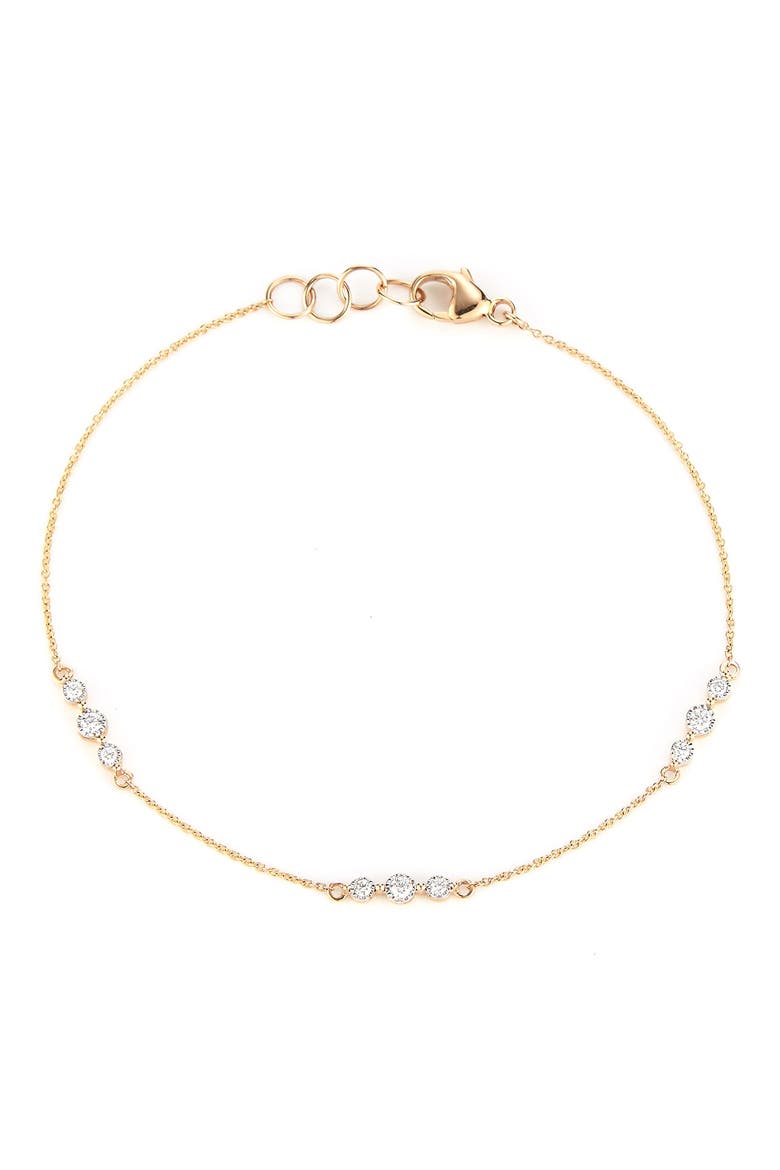 Ava Bea Diamond Trio Bracelet, Main, color, YELLOW GOLD