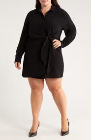 Nordstrom Long Sleeve Faux Wrap Dress
