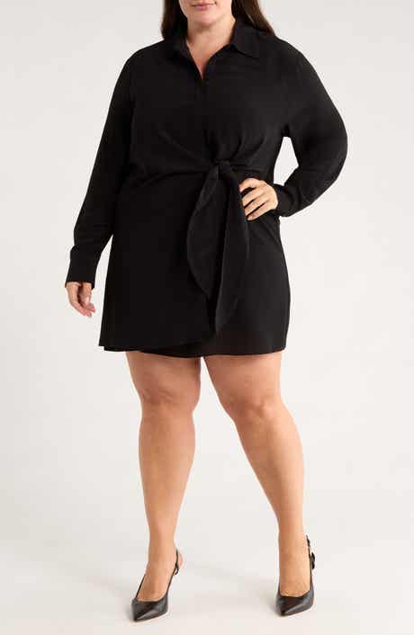 Nordstrom Long Sleeve Faux Wrap Dress