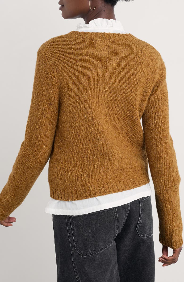 Seasalt Cornwall Dawson Pick Merino Wool Blend Cardigan, Alternate, color, Knit Melange Marshland