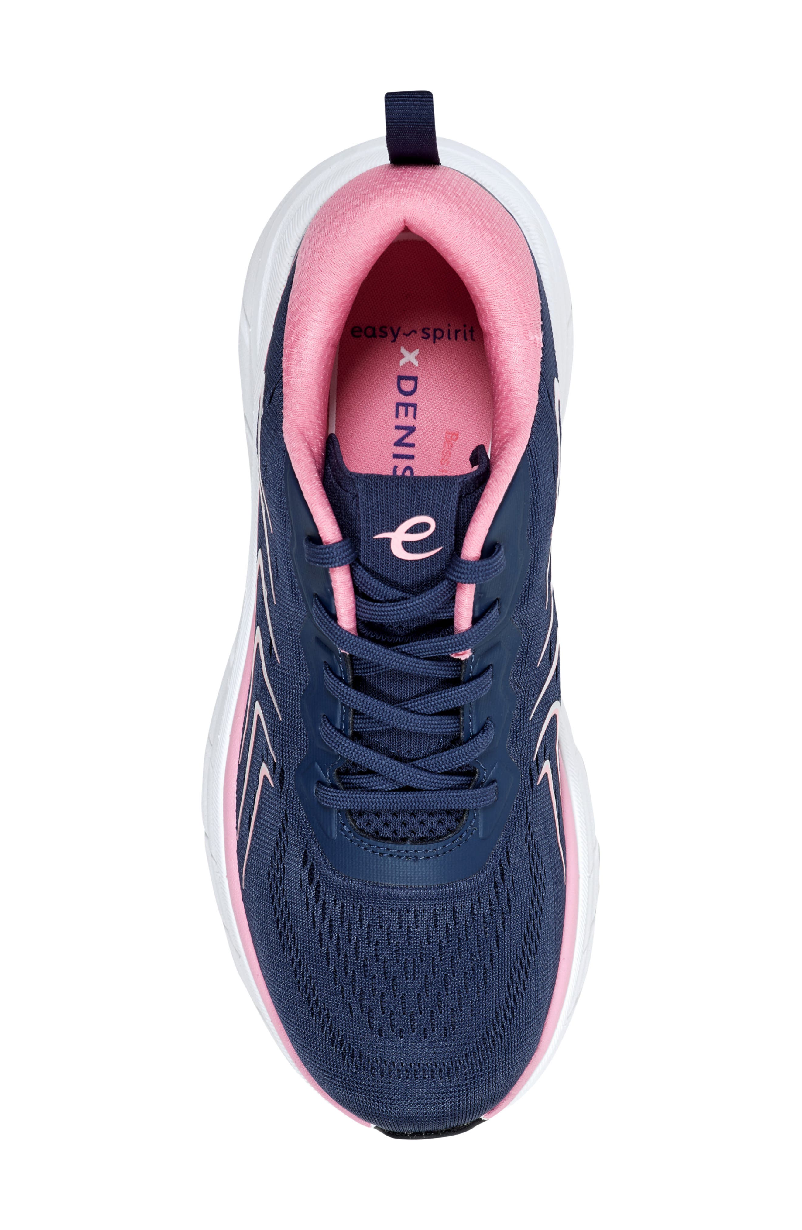 Easy Spirit x Denise Austin Maelie Sneaker, Alternate, color, Dark Blue