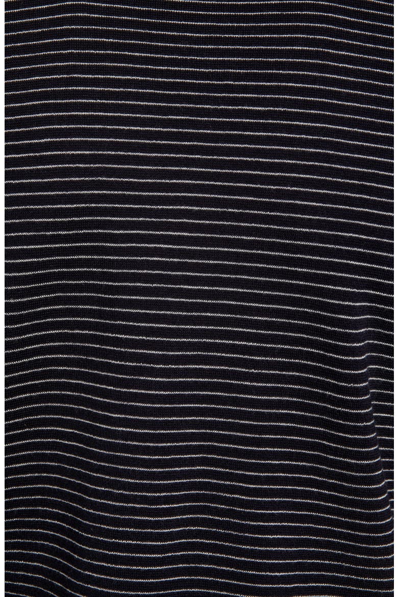 Ollis Stripe Crewneck Wool Sweater, Alternate, color, ECLIPSE/ WHITE