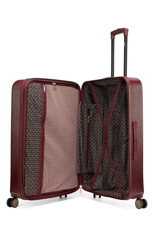 Badgley Mischka Collection Three-piece Diamond Hardside Spinner Luggage Set