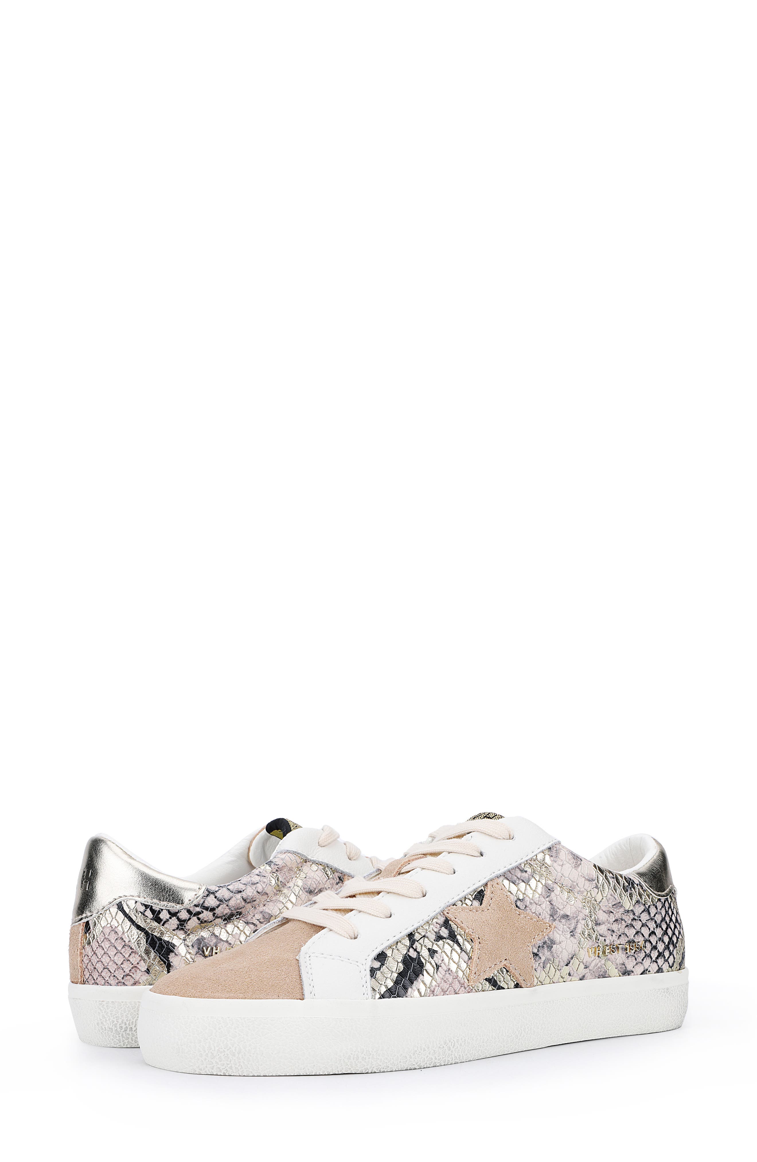 Kate Snake Embossed Sneaker, Alternate, color, BLUSH SNAKE MULTI