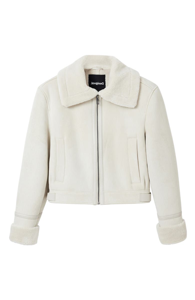 Desigual Montreal Faux Shearling Jacket, Alternate, color,