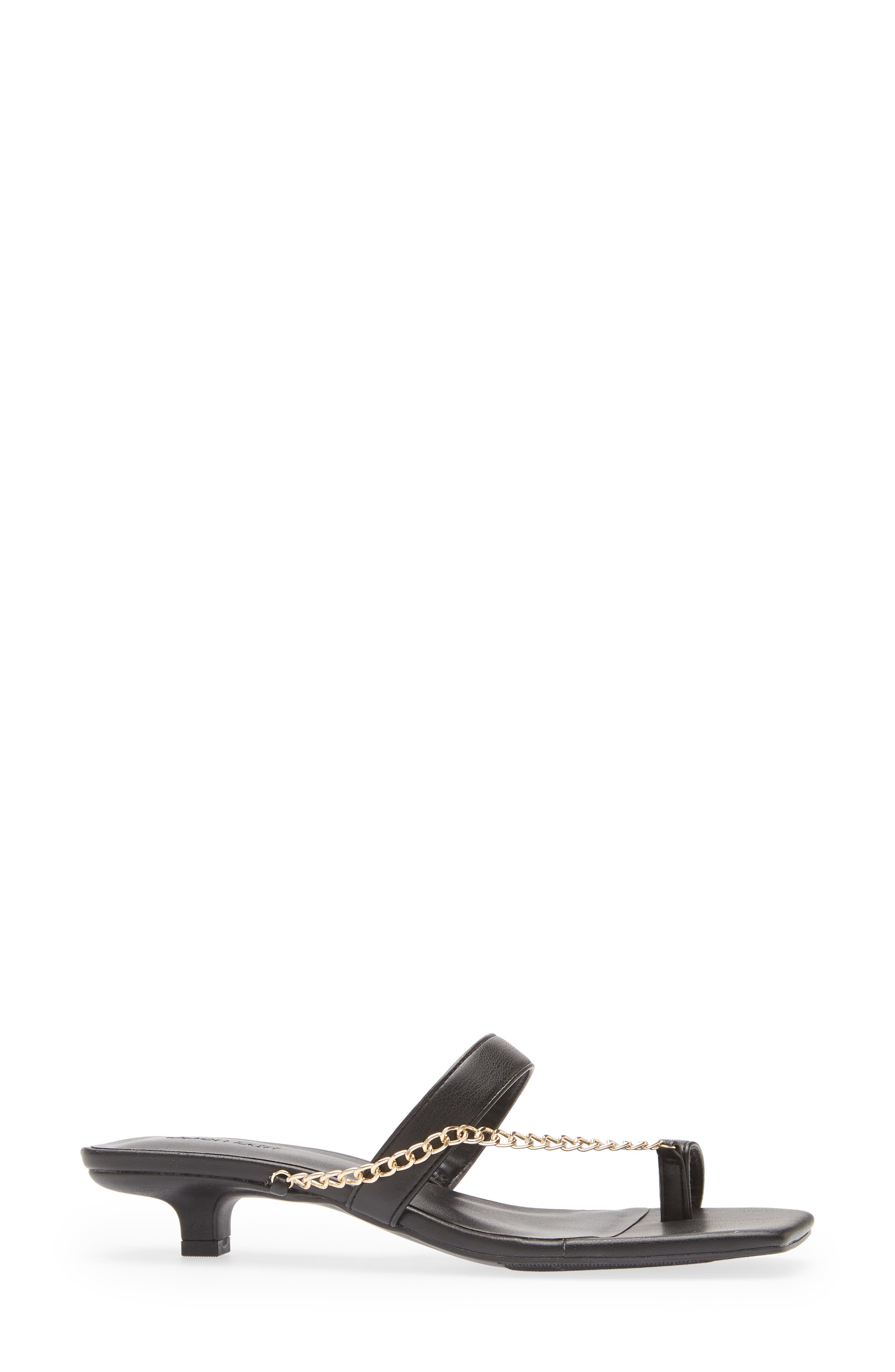 Jordyn Kitten Heel Sandal, Alternate, color, BLACK