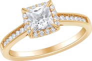Frankie & Zoe Halo Lab Grown Diamond Engagement Ring