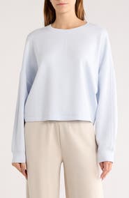 Z by Zella Whisper Knit Easy Crew Sweatshirt