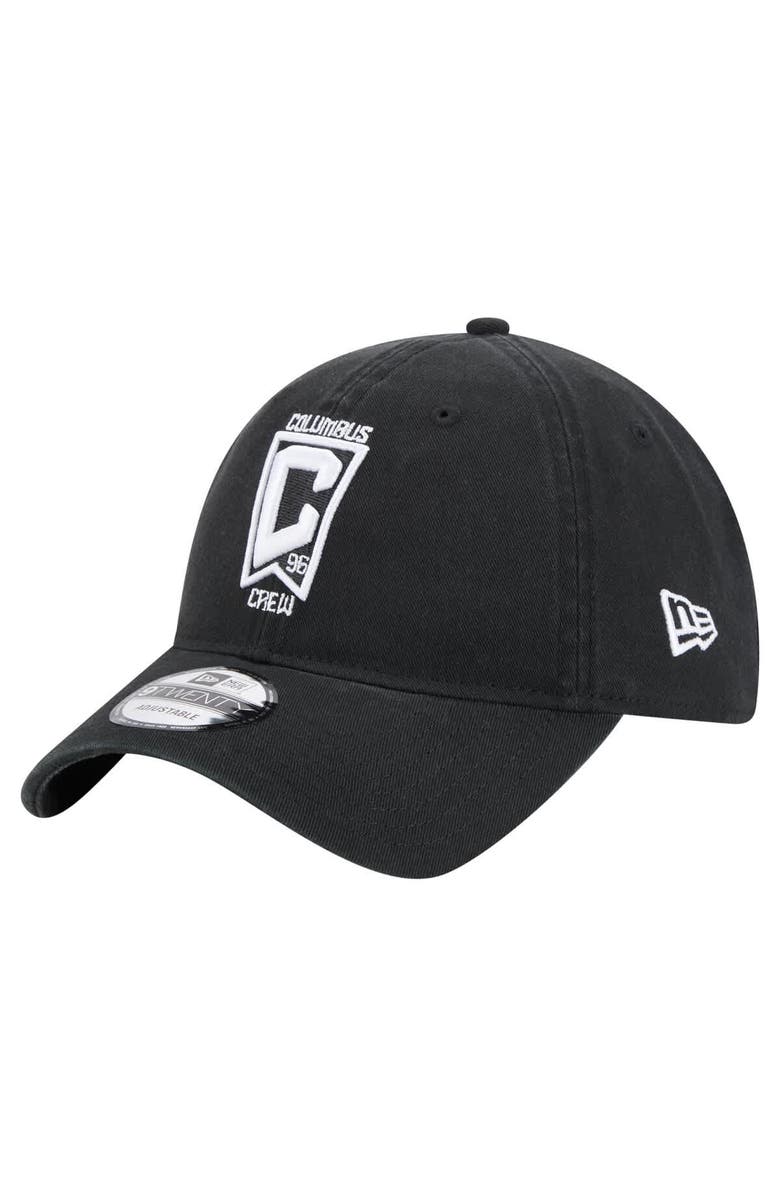 New Era Men's New Era  Black Columbus Crew 2025 Kickoff 9TWENTY Adjustable Hat, Main, color, 