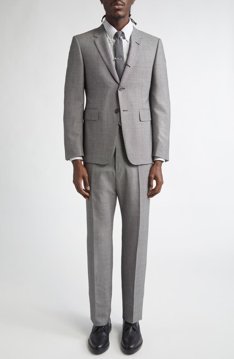 Thom Browne Fit 1 Super 120s Wool Sport Coat, Alternate, color, Black/ White