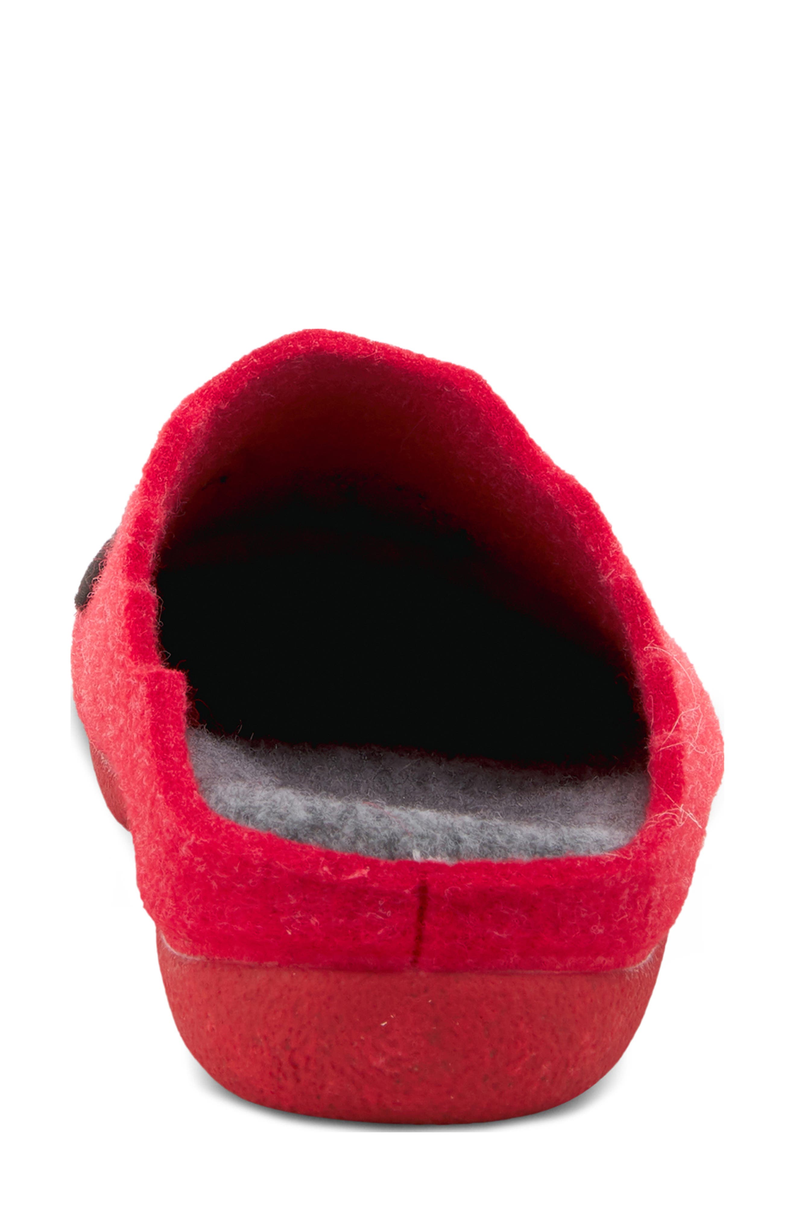 Flexus by Spring Step Swanlove Scuff Slipper, Alternate, color, Red