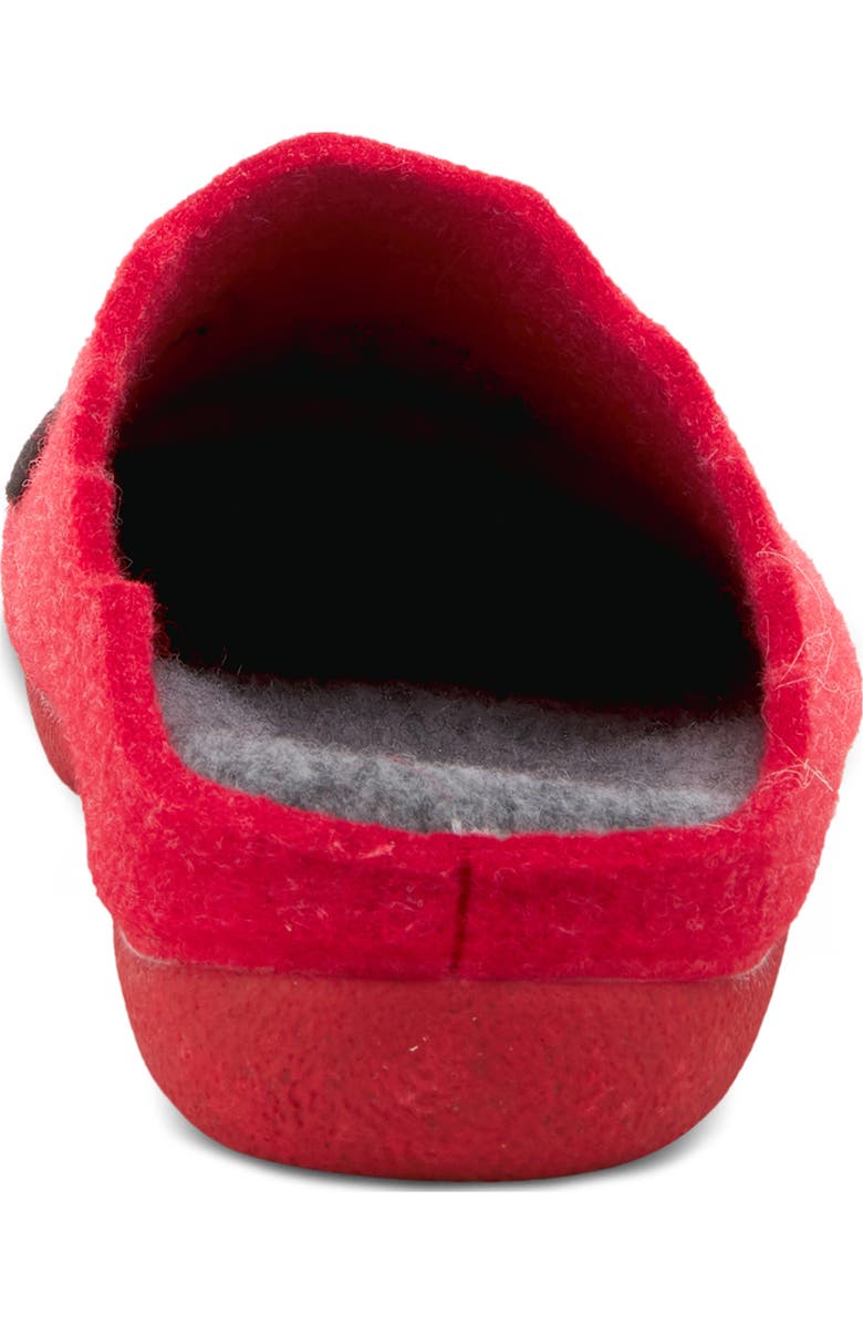Flexus by Spring Step Swanlove Scuff Slipper, Alternate, color, Red