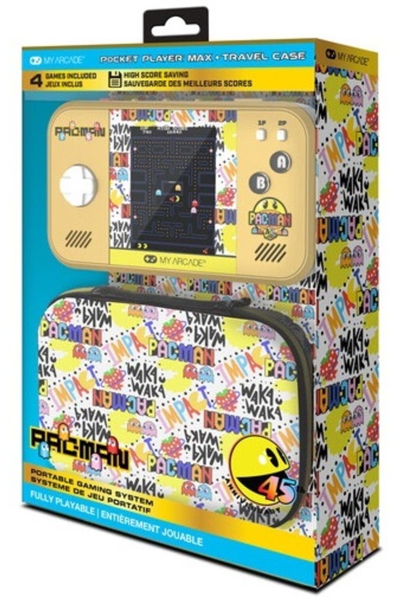Myarcade Dgunl7165 Pacman 45Th Anv Pckt Player Max, Main, color, Multicolor