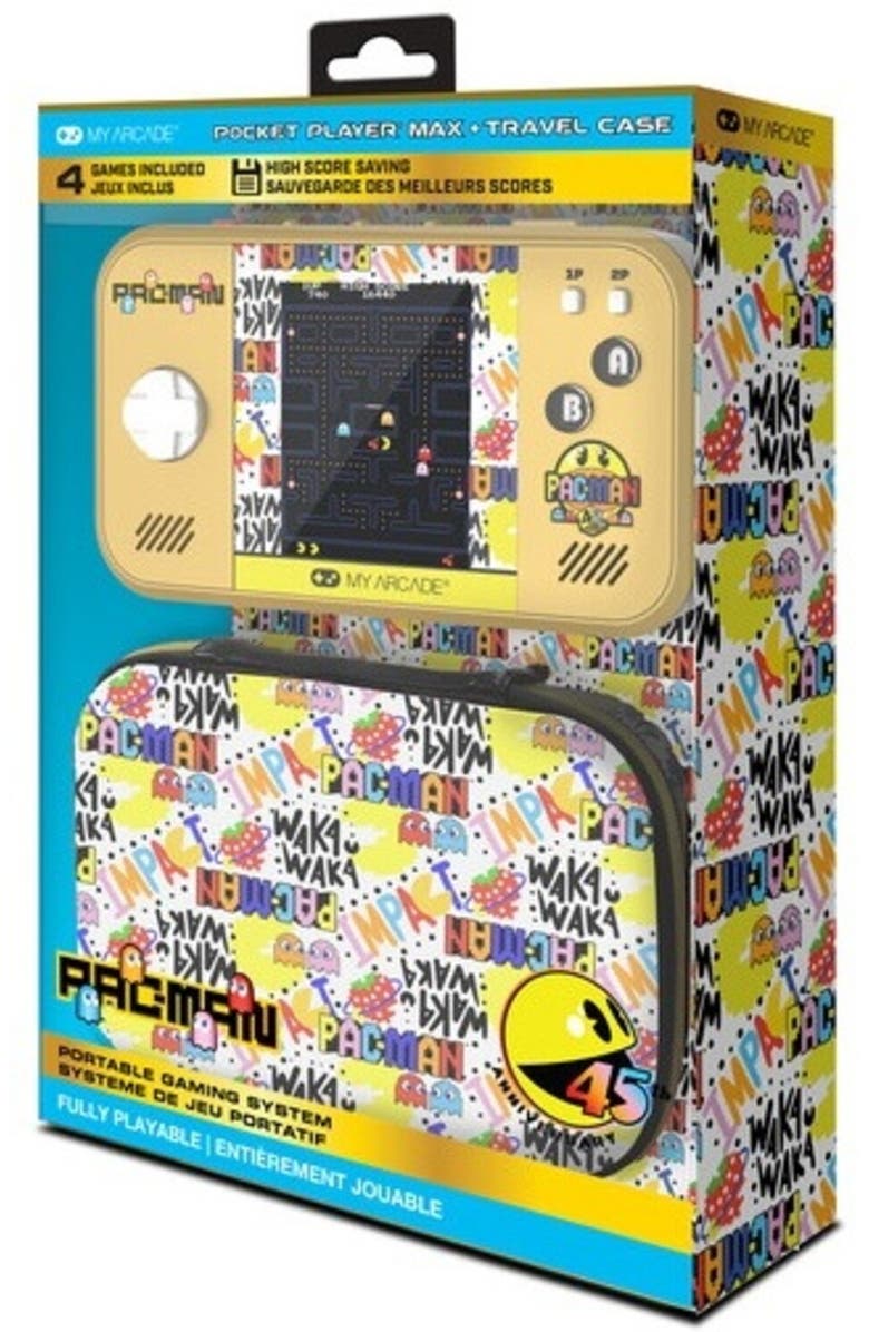 My Arcade Myarcade Dgunl7165 Pacman 45Th Anv Pckt Player Max, Main, color, Multicolor