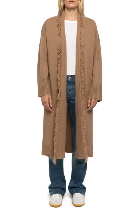 Camy Longline Fringe Cardigan