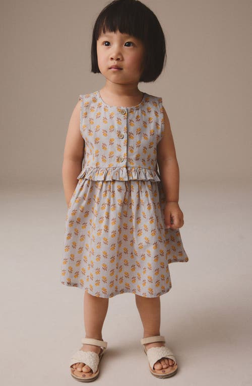 NEXT NEXT KIDS' FLORAL SLEEVELESS COTTON DRESS