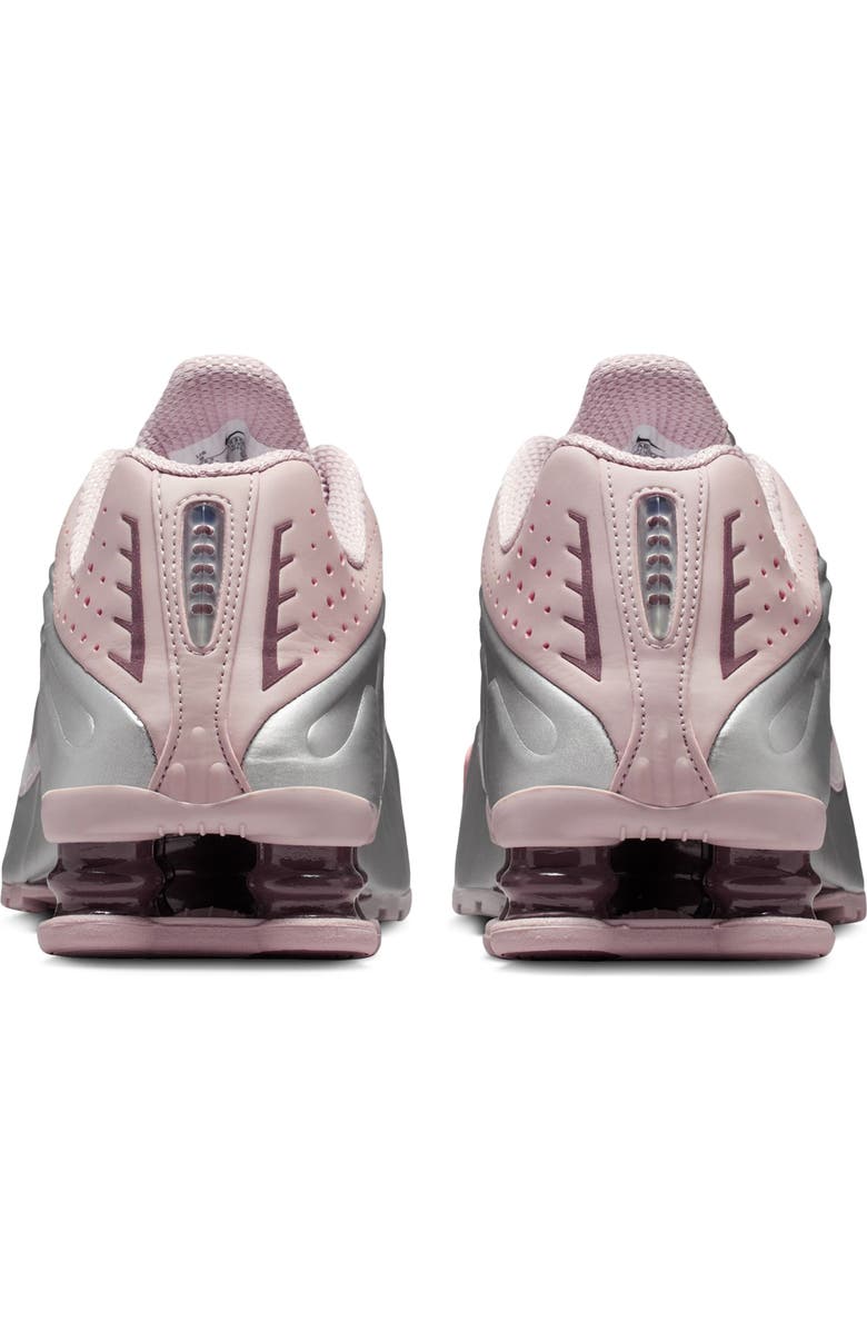 Nike Shox R4 Sneaker, Alternate, color, Particle Rose/ Silver/ Tattoo