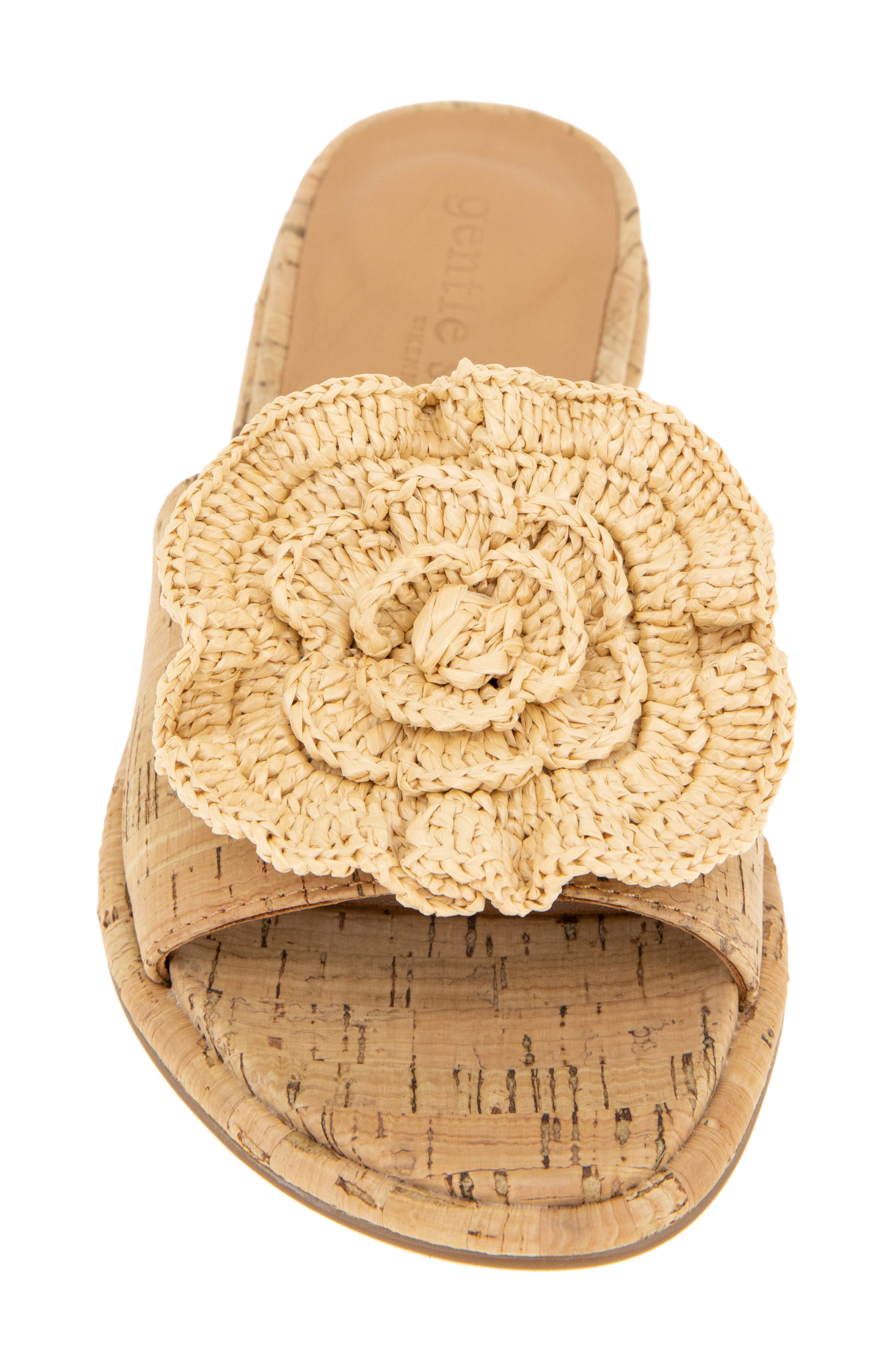 Gentle Souls Lucy Slide Sandal, Alternate, color, Natural Cork
