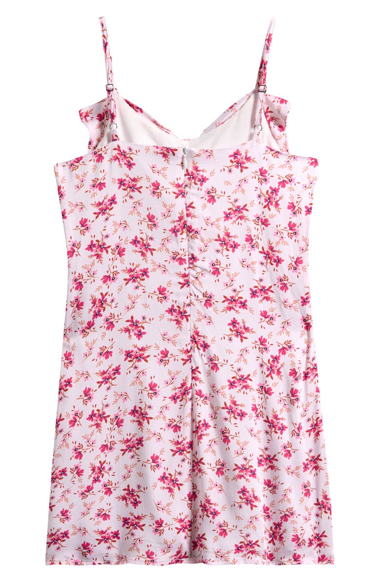 Hannah Banana Kids' Bow Cutout Sundress, Alternate, color, White Multi