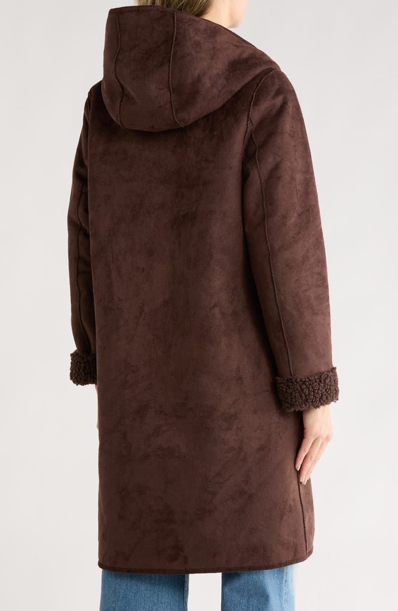 Lucky Brand Missy Hooded Jacket, Alternate, color, Chocolate Brown