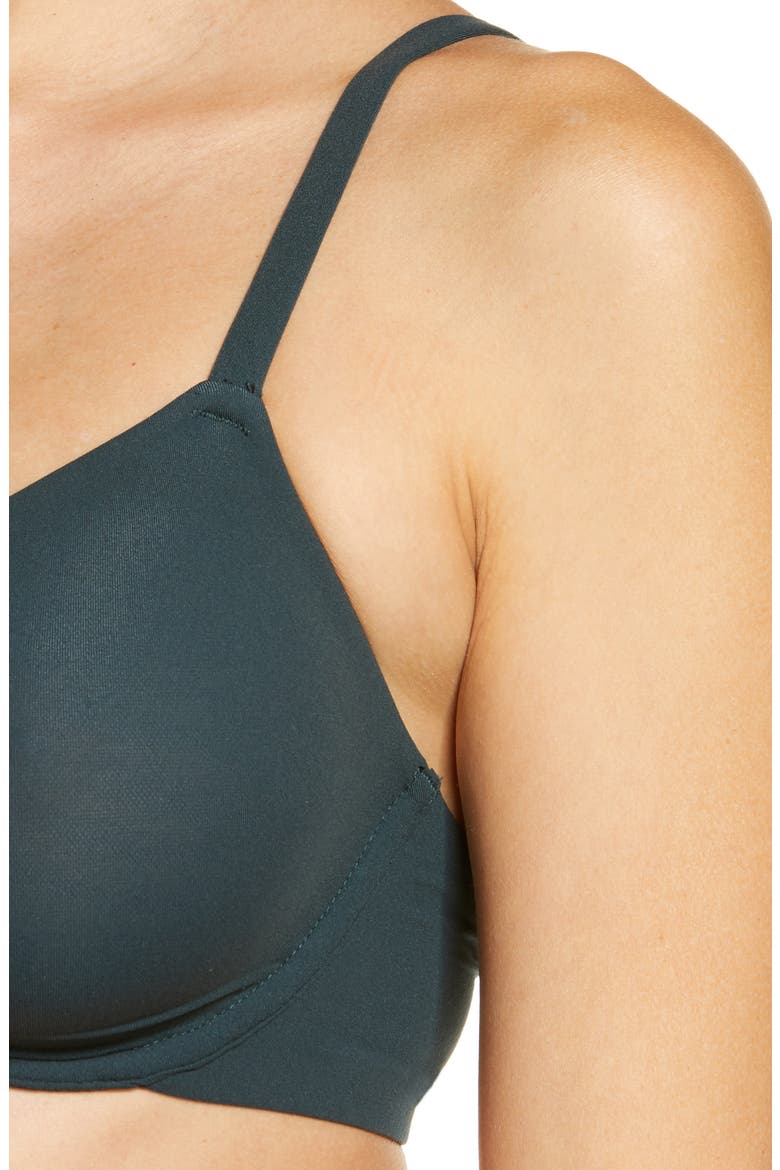 Fits Everybody Unlined Underwire Bra, Alternate, color, CYPRESS