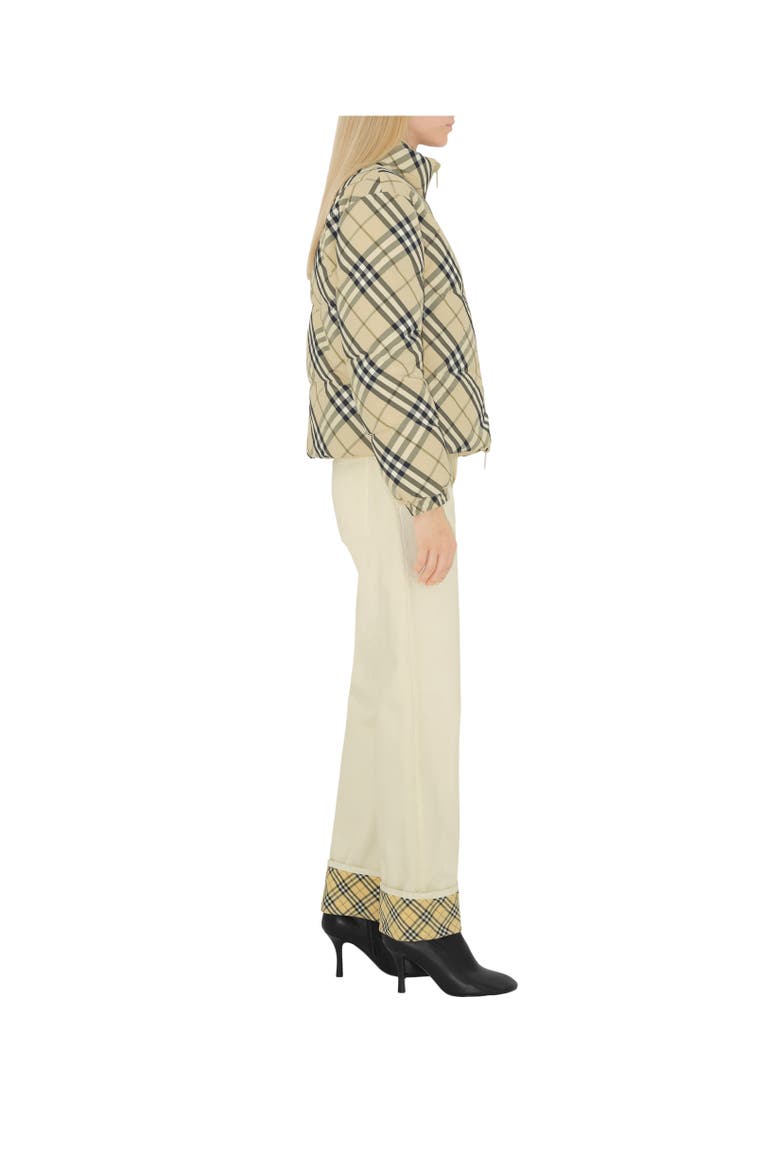 Reversible Check Puffer Jacket, Alternate, color, Grain