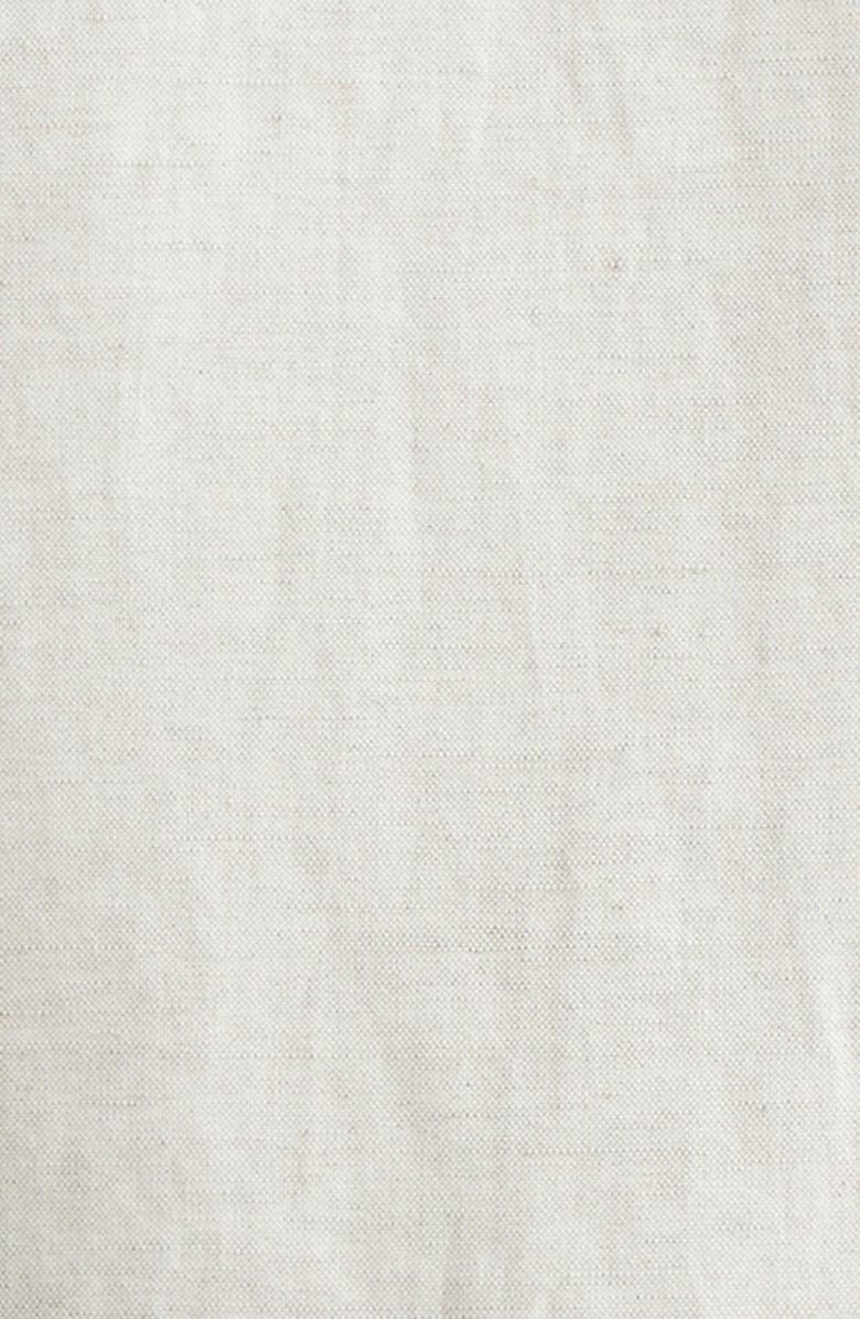 Jacquemus La Chemise Boulanger Padded Cotton & Linen Overshirt, Alternate, color, Light Beige