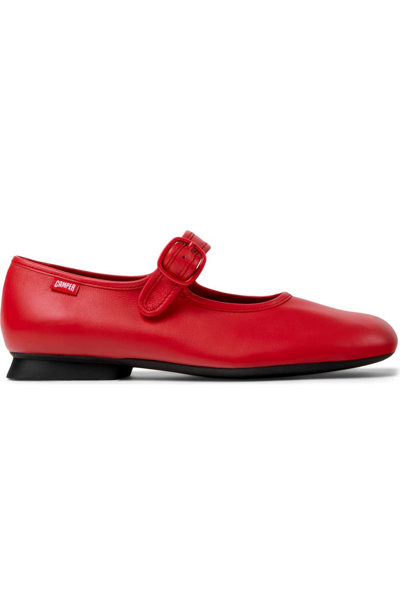 Camper Casi Myra Mary Jane Flat, Alternate, color, Medium Red