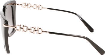 Gancini 51mm Rectangular Sunglasses