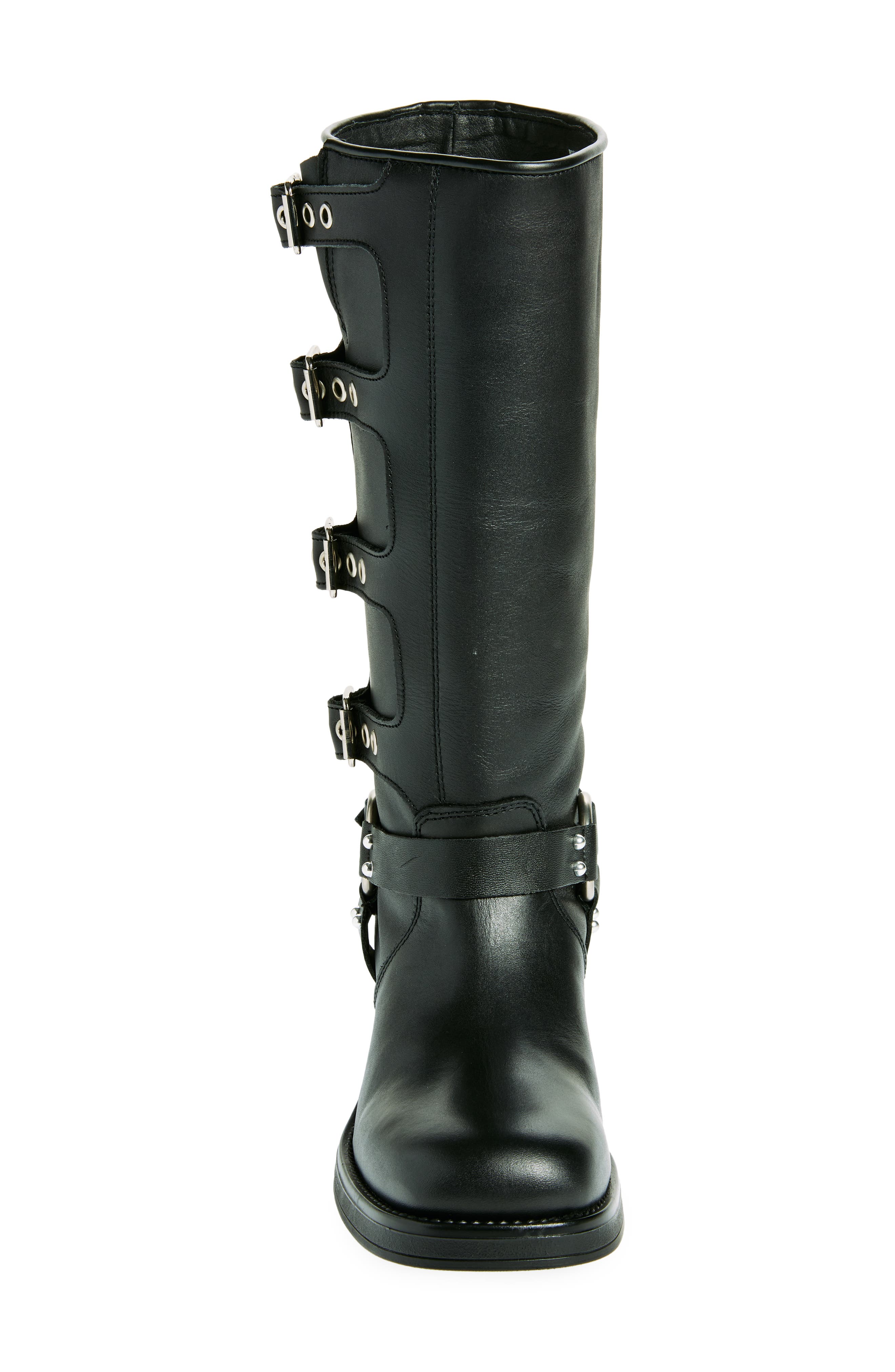 Steve Madden Rocky Boot, Alternate, color, Black Leather