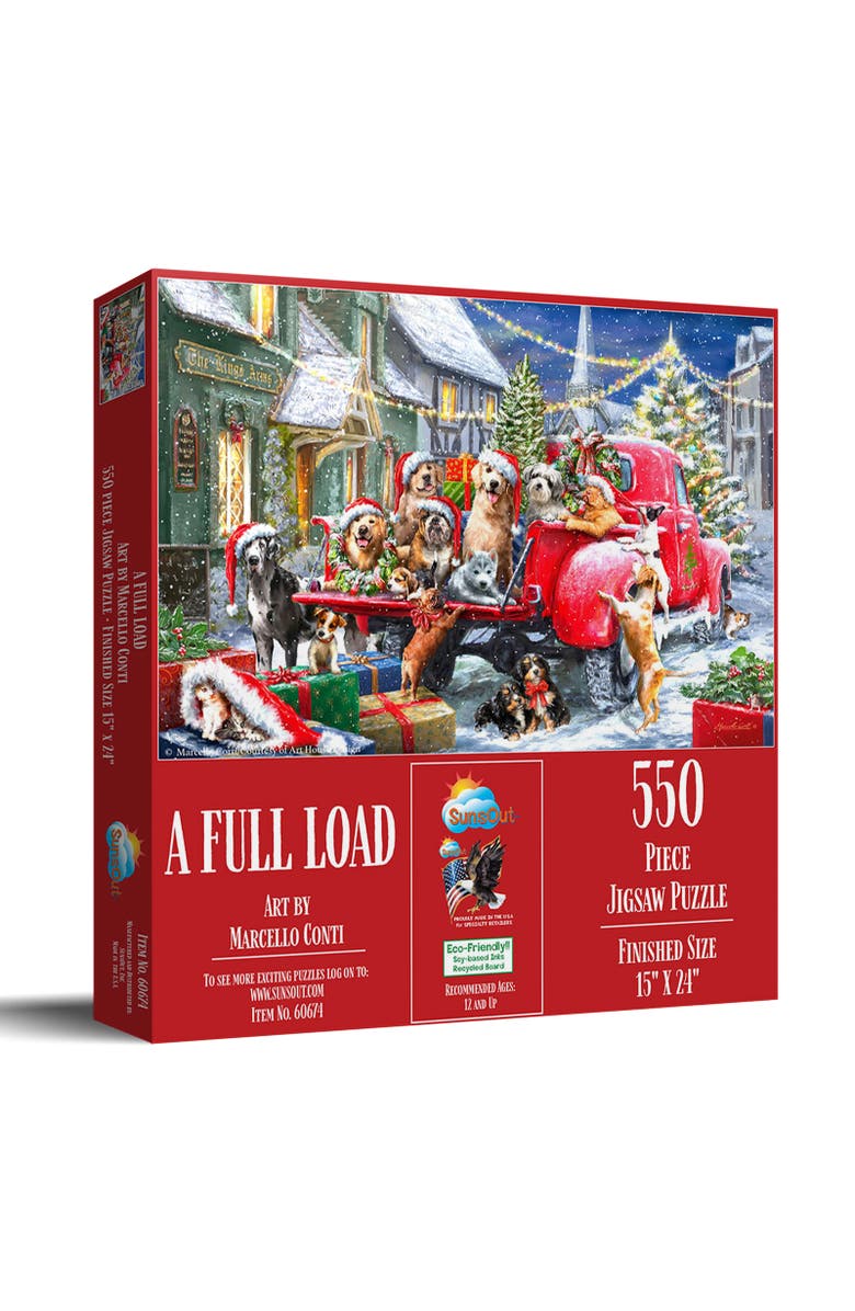 Sunsout A Full Load 550 piece Jigsaw Puzzle for Adults, Main, color,