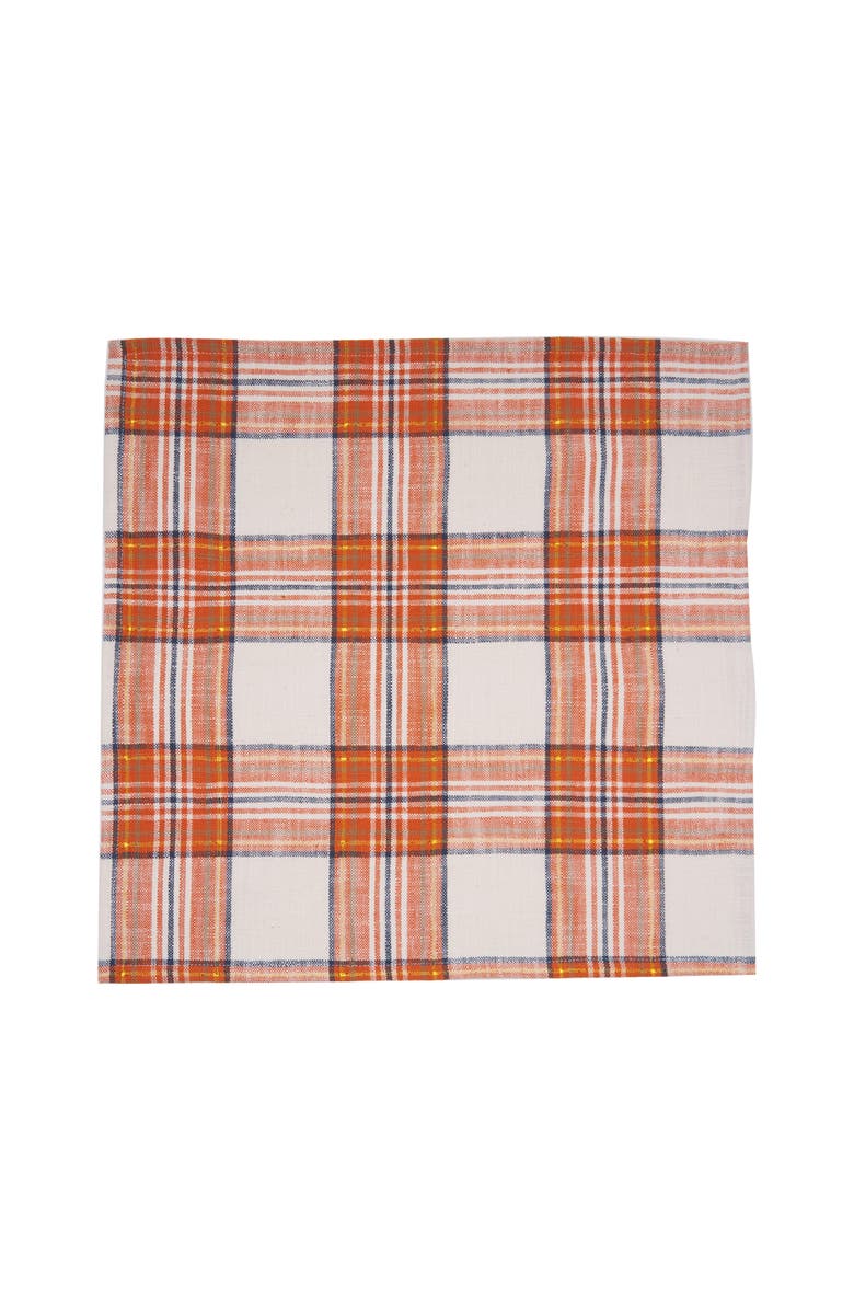 C&F Home Gibson Plaid Napkins Set of 6, Alternate, color, Beige