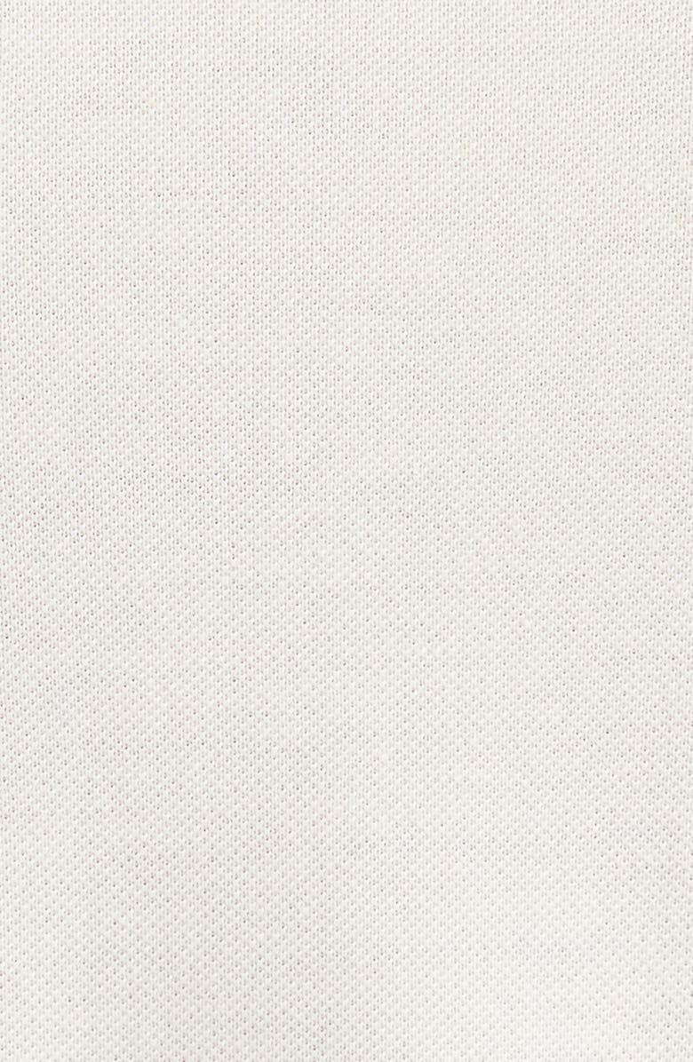 Ralph Lauren Purple Label Long Sleeve Cotton & Cashmere Polo, Alternate, color, Classic Cream