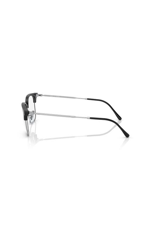Ray Ban Ray-ban 53mm Square Optical Glasses In Black
