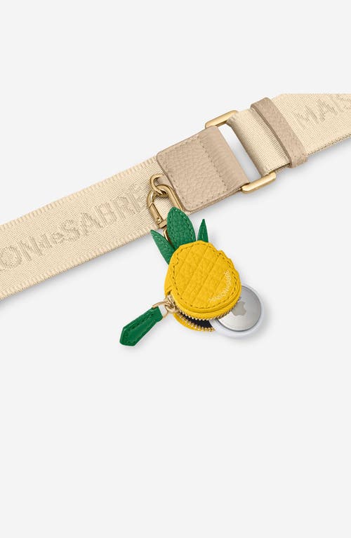 Maison De Sabre Maison De Sabré The Sabremoji Fruit Charm In Pineapple