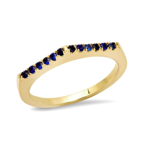 Elliot Young 14k Stackable Pave Point Ring In Gold