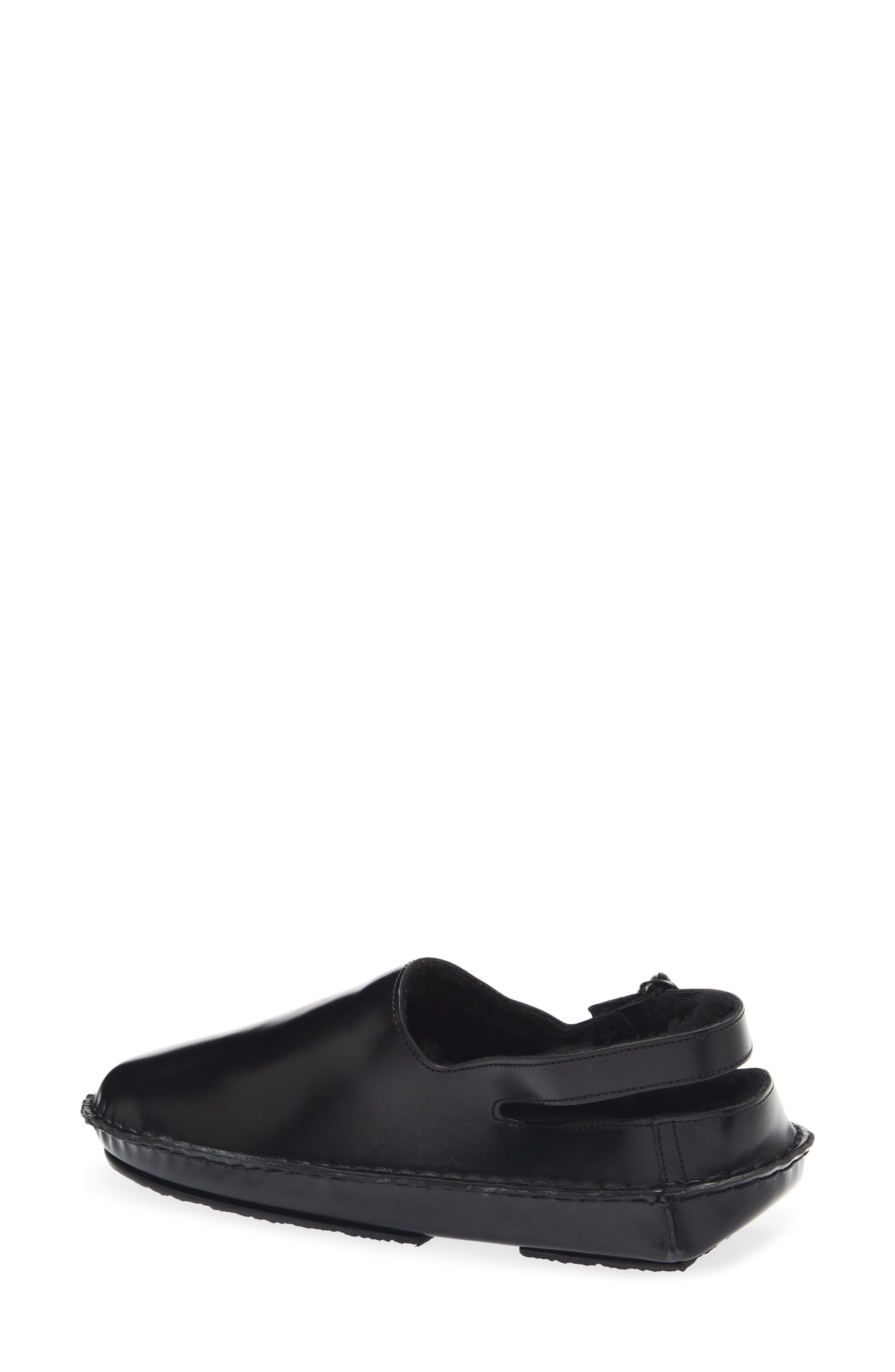 HEREU Cargol Genuine Shearling Lined Clog, Alternate, color, Black