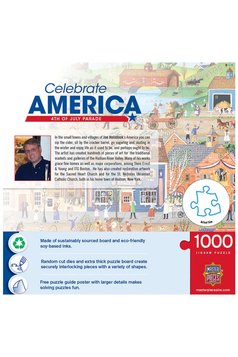 4th of July Parade 1000 Piece Puzzle, Alternate, color, Multicolor