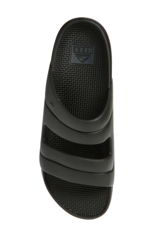 Reef Oasis Double Strap Slide Sandal In Black