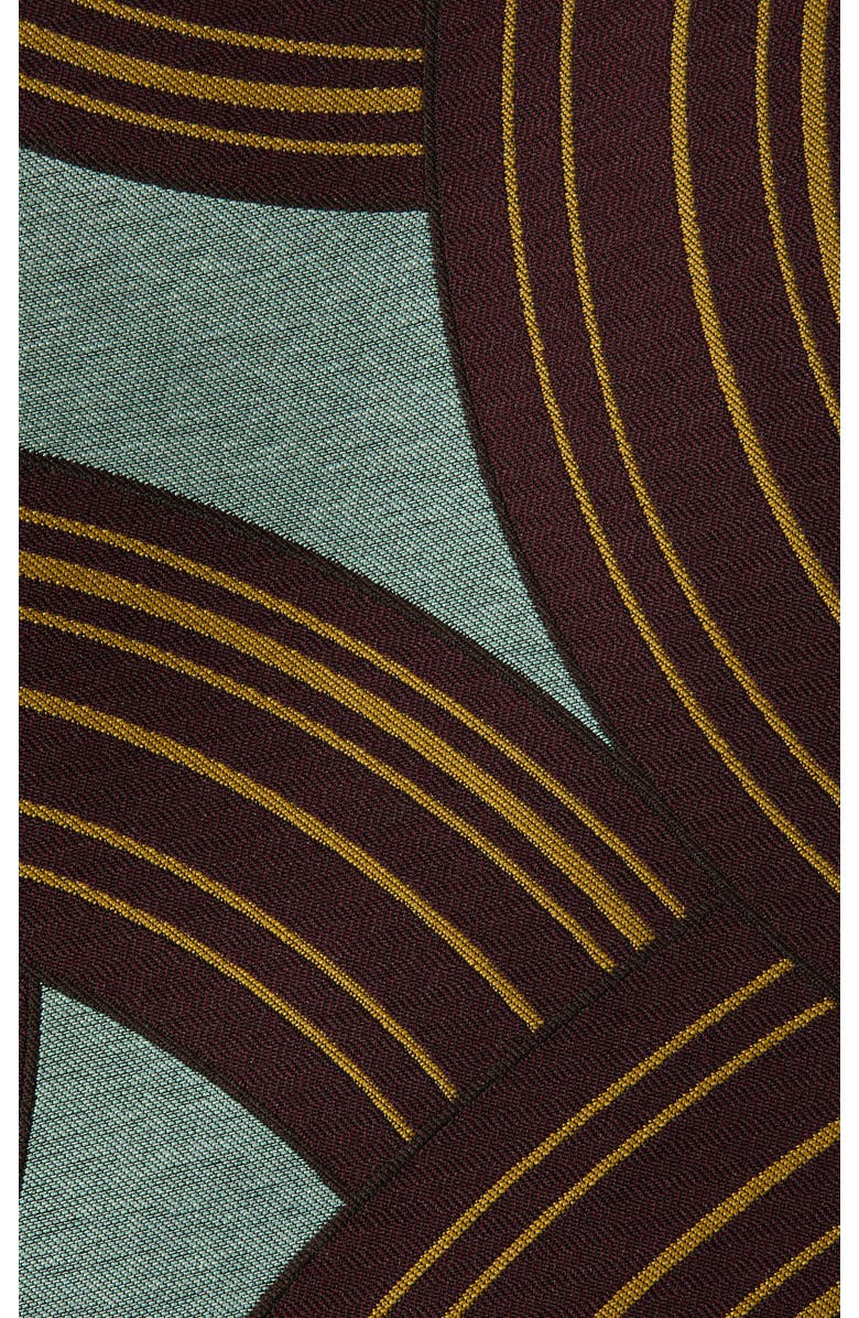 La DoubleJ Swing Dress, Alternate, color, Montecarlo Jacquard Dusty Blue