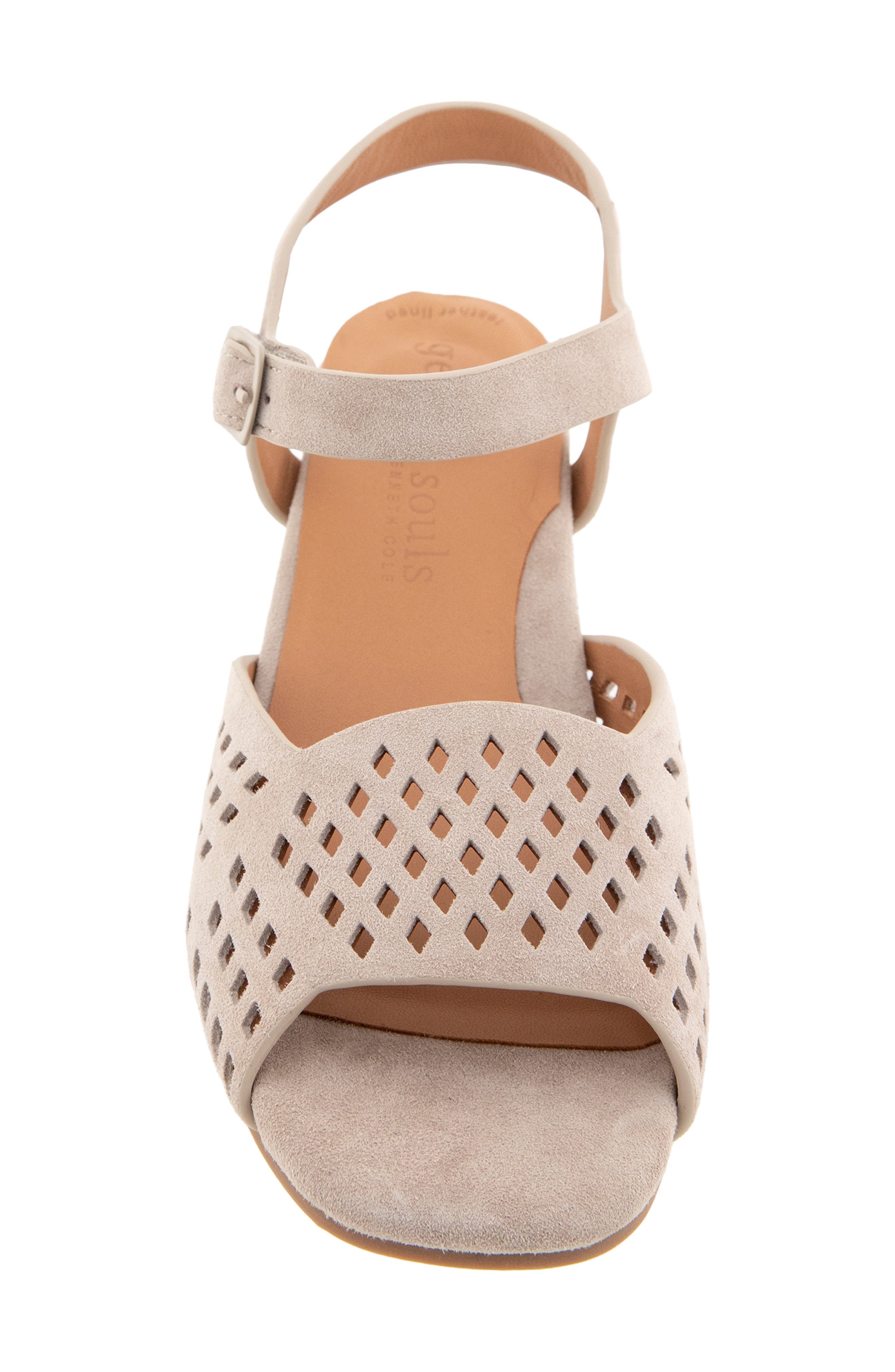 Oaks Ankle Strap Sandal, Alternate, color, LIGHT MUSHROOM SUEDE
