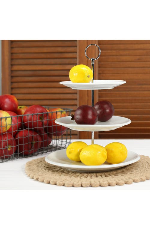 Bia Cordon Bleu 3-tier Cake Stand In White