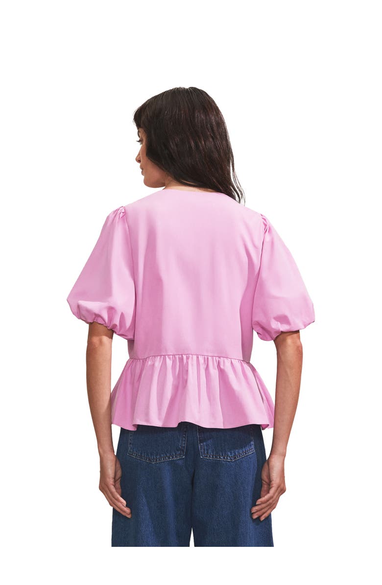 Ro&Zo Cotton Tie Front Top, Alternate, color, 