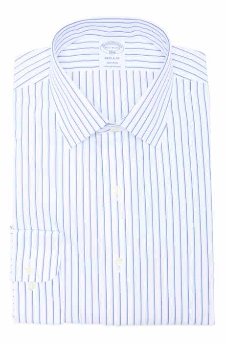 Brooks Brothers Regular Fit Non-Iron Stripe Button-Down Shirt