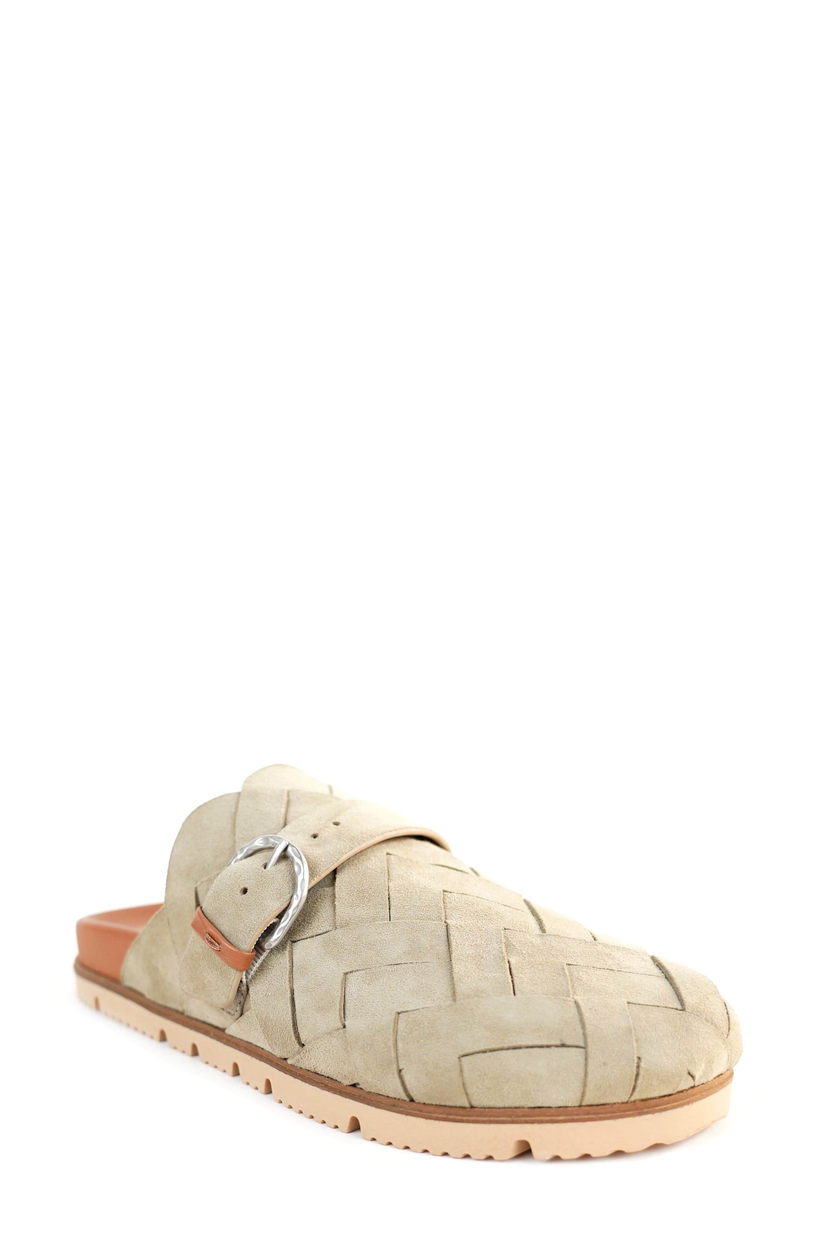 TAUPE WOVEN SUEDE