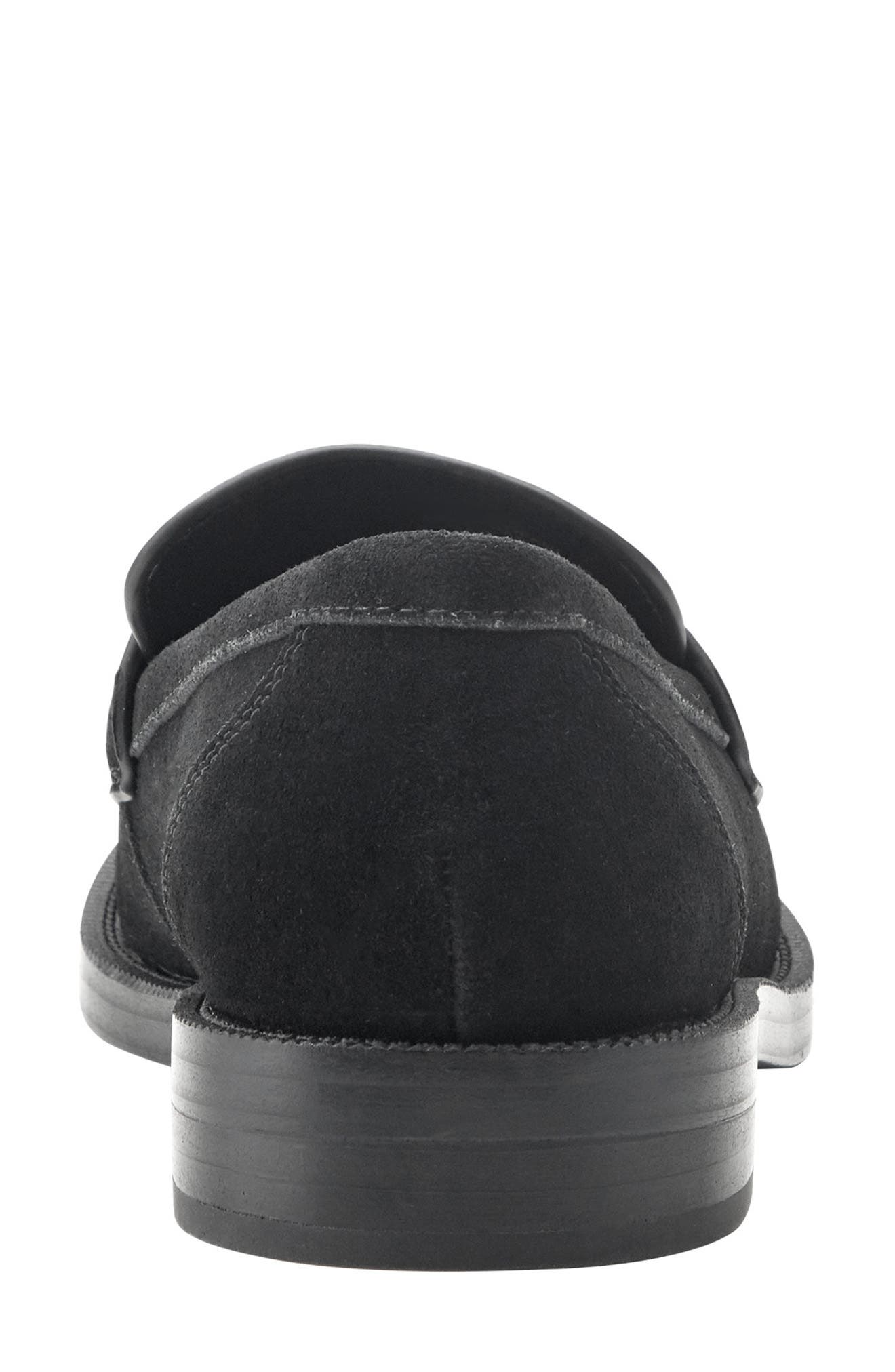 Tifani Tassel Loafer, Alternate, color, BLACK