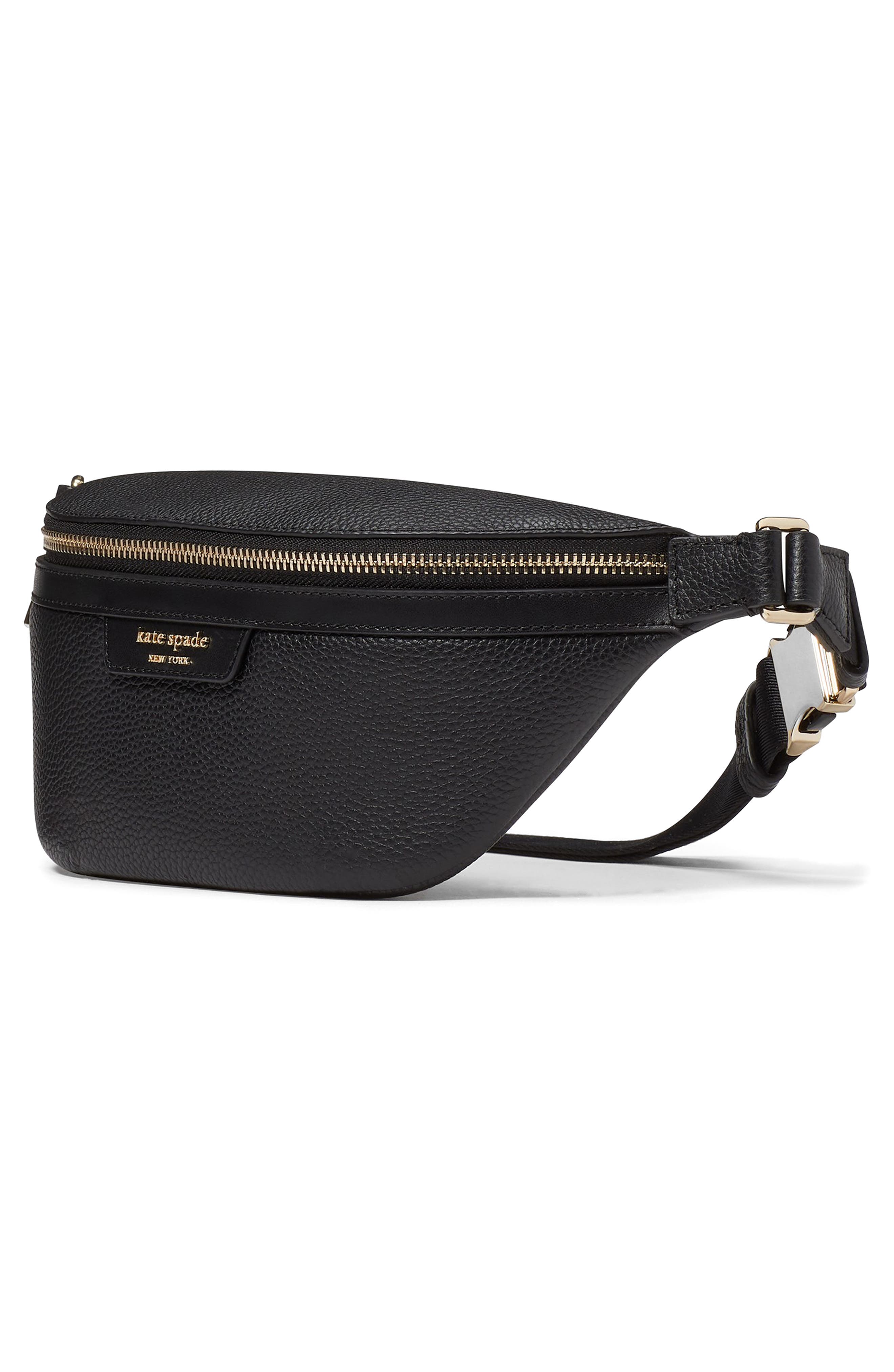 Kate Spade New York hudson pebbled leather belt bag, Alternate, color, 